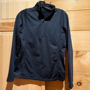 Women’s  Black Quarter-Zip fleece lined never worn